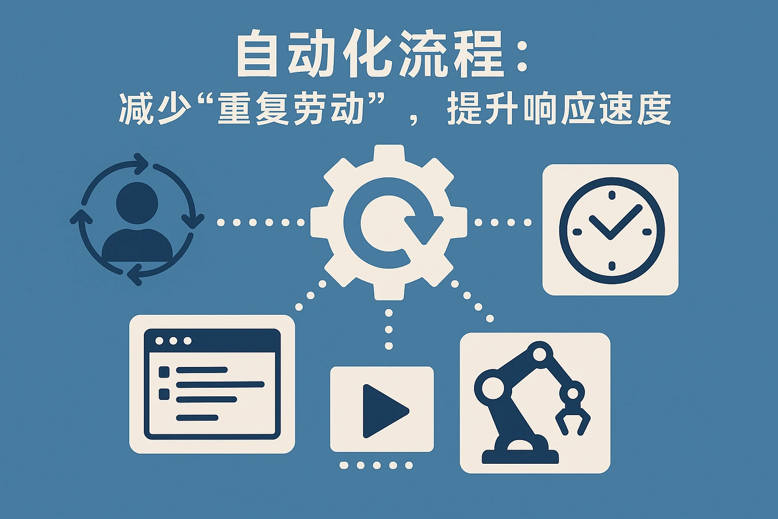 2. 自动化流程:减少“重复劳动”,提升响应速度