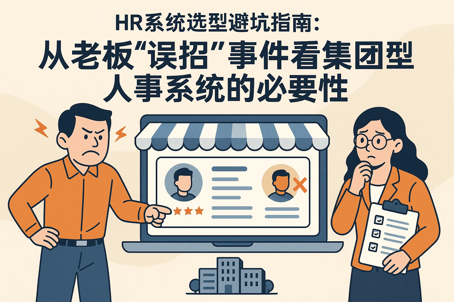 HR系统选型避坑指南:从老板“误招”事件看集团型人事系统的必要性