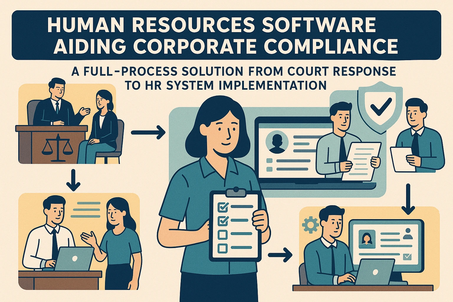 人力资源软件助力企业合规:从出庭应对到人事系统实施的全流程解决方案