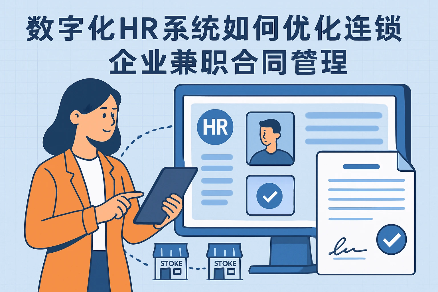 数字化HR系统如何优化连锁企业兼职合同管理