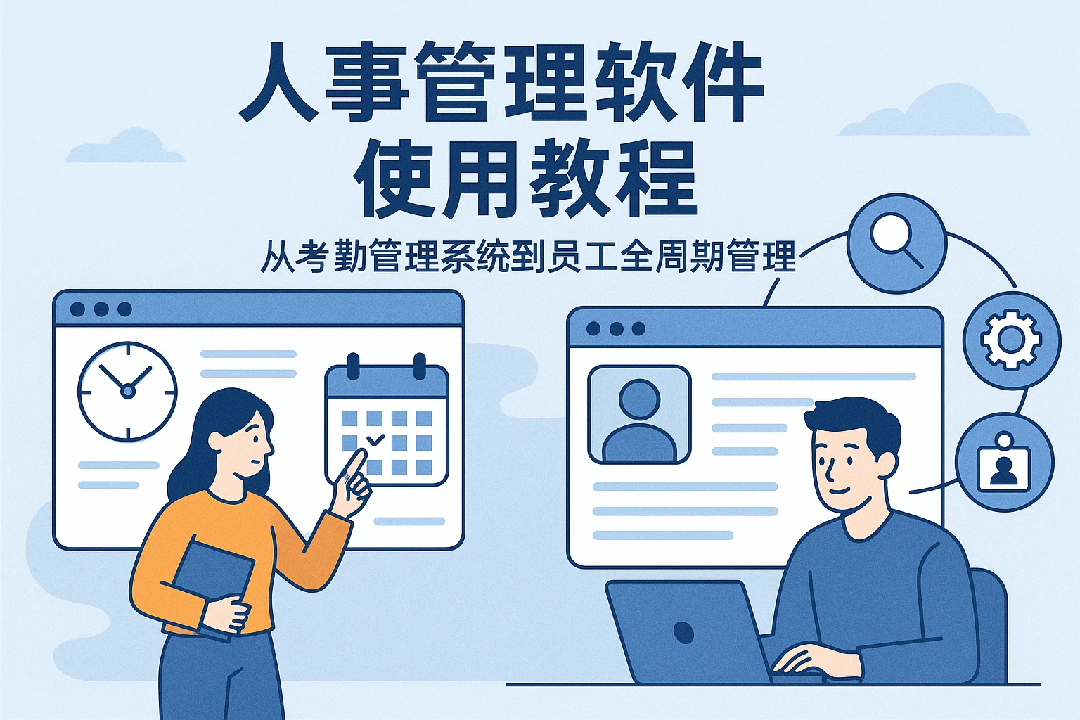 人事管理软件使用教程:从考勤管理系统到员工全周期管理