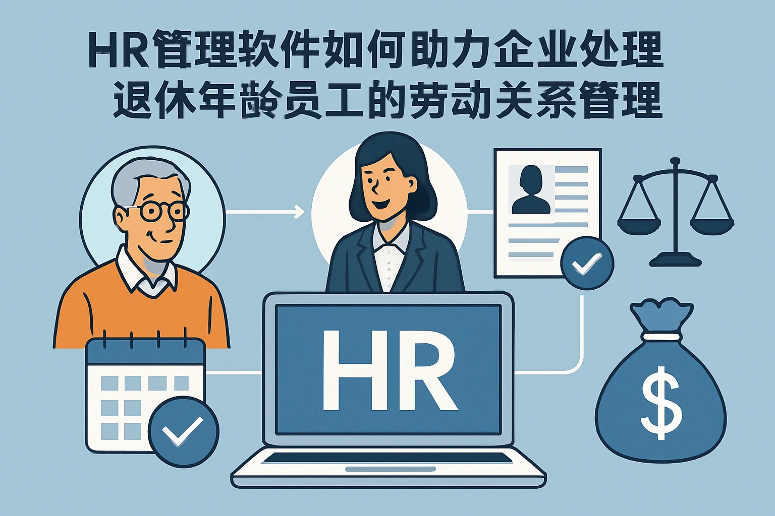 HR管理软件如何助力企业处理退休年龄员工的劳动关系管理