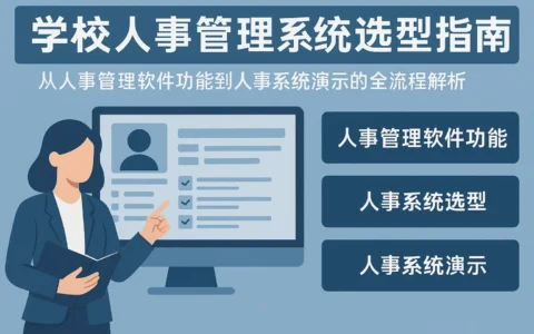 学校人事管理系统选型指南：从人事管理软件功能到人事系统演示的全流程解析