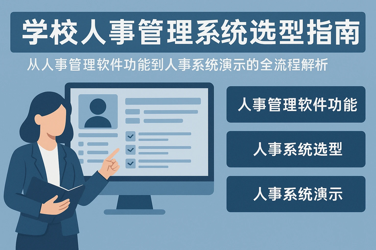 学校人事管理系统选型指南：从人事管理软件功能到人事系统演示的全流程解析