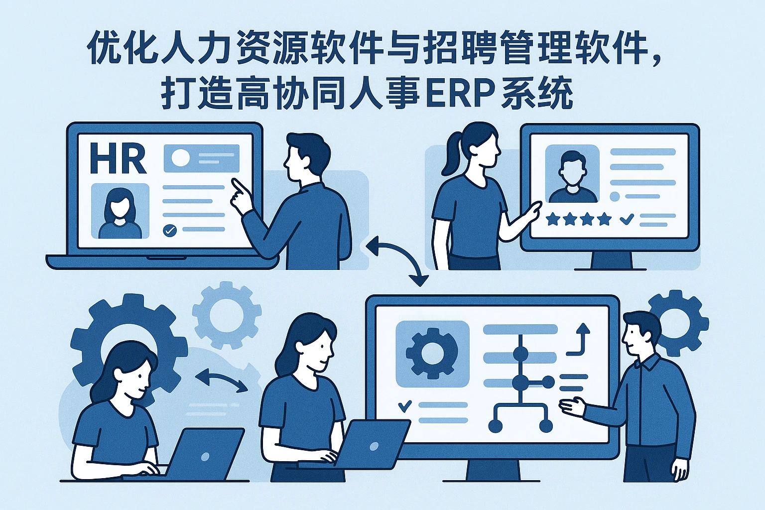 优化人力资源软件与招聘管理软件，打造高协同人事ERP系统