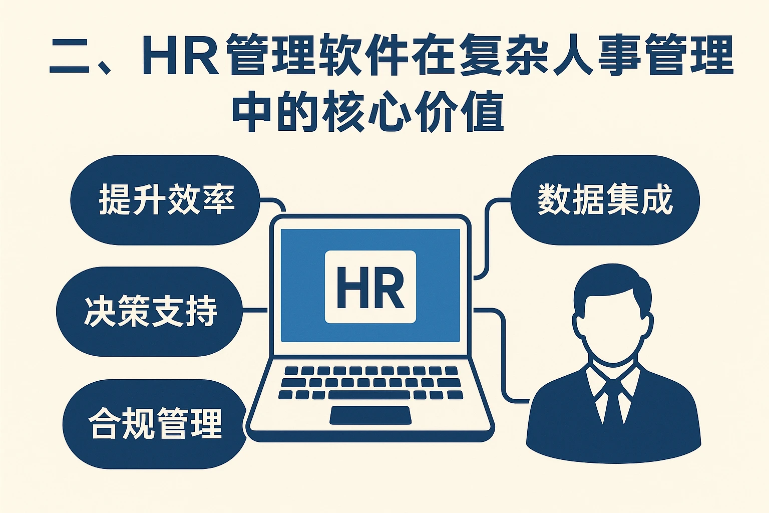 二、HR管理软件在复杂人事管理中的核心价值