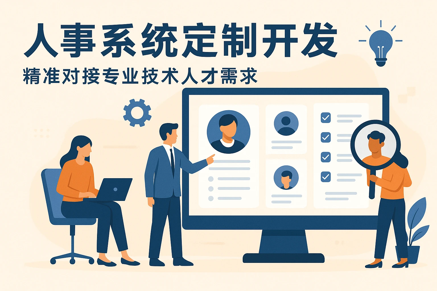 人事系统定制开发:精准对接专业技术人才需求