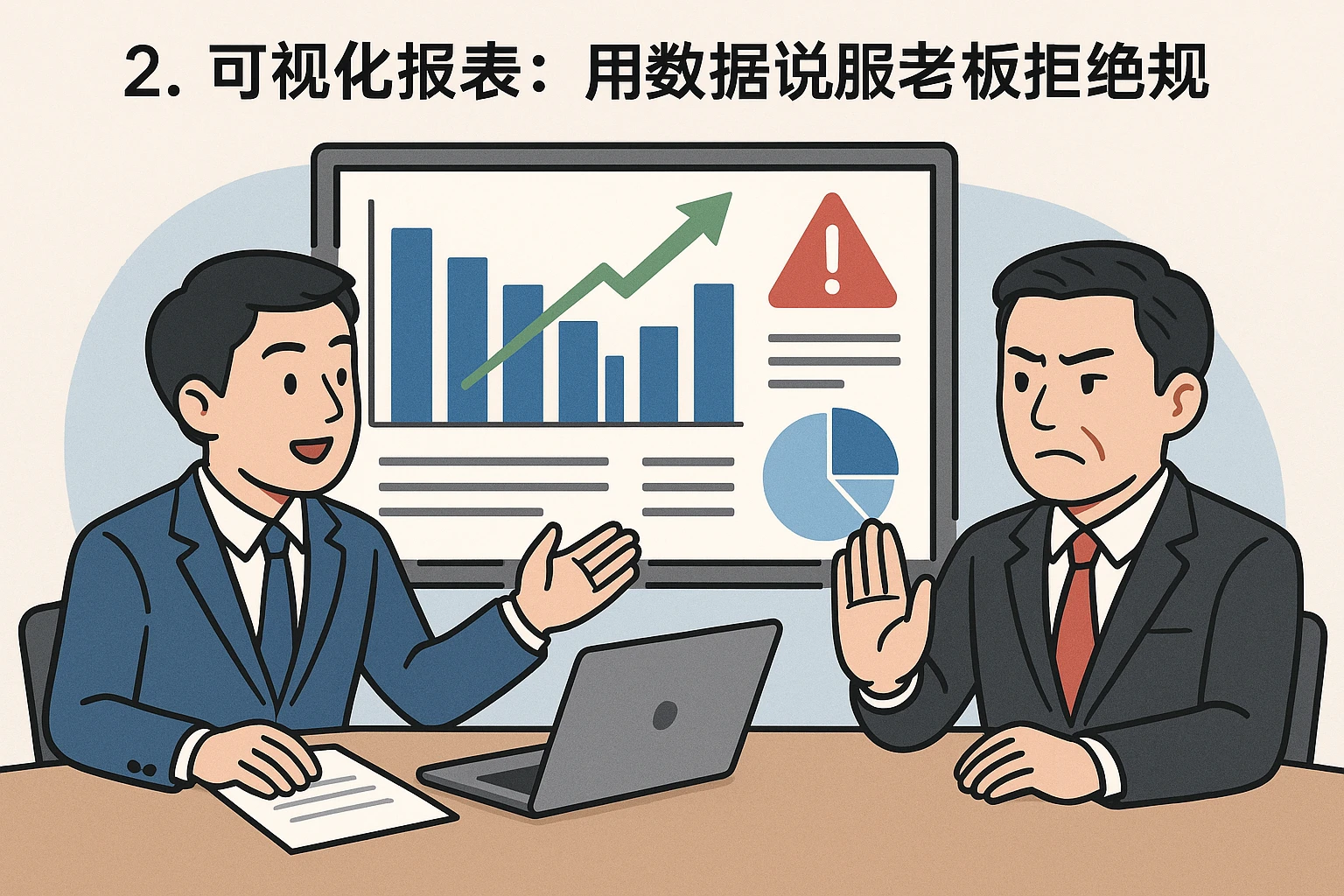 2. 可视化报表：用数据说服老板拒绝违规