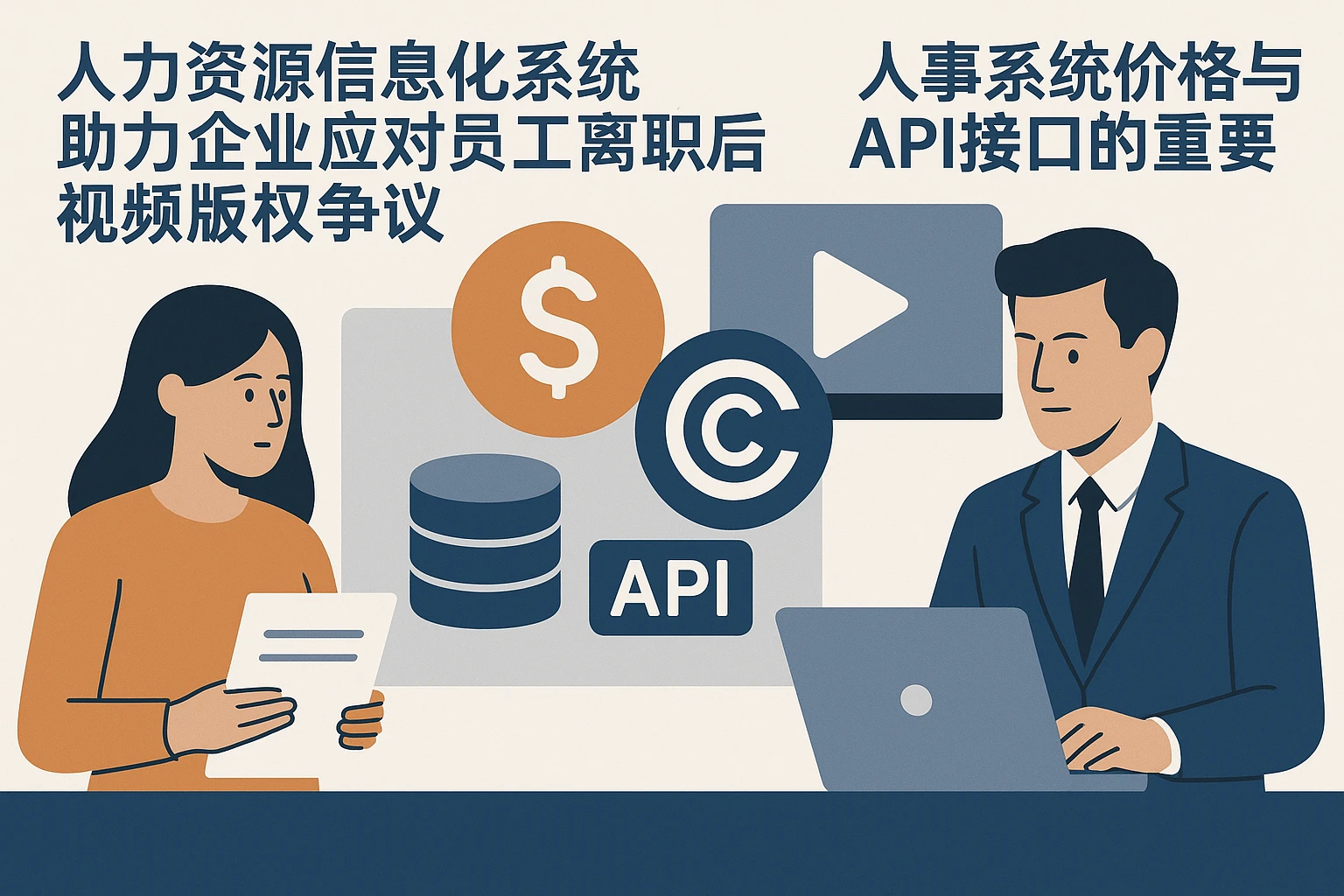 人力资源信息化系统助力企业应对员工离职后视频版权争议，人事系统价格与API接口的重要性