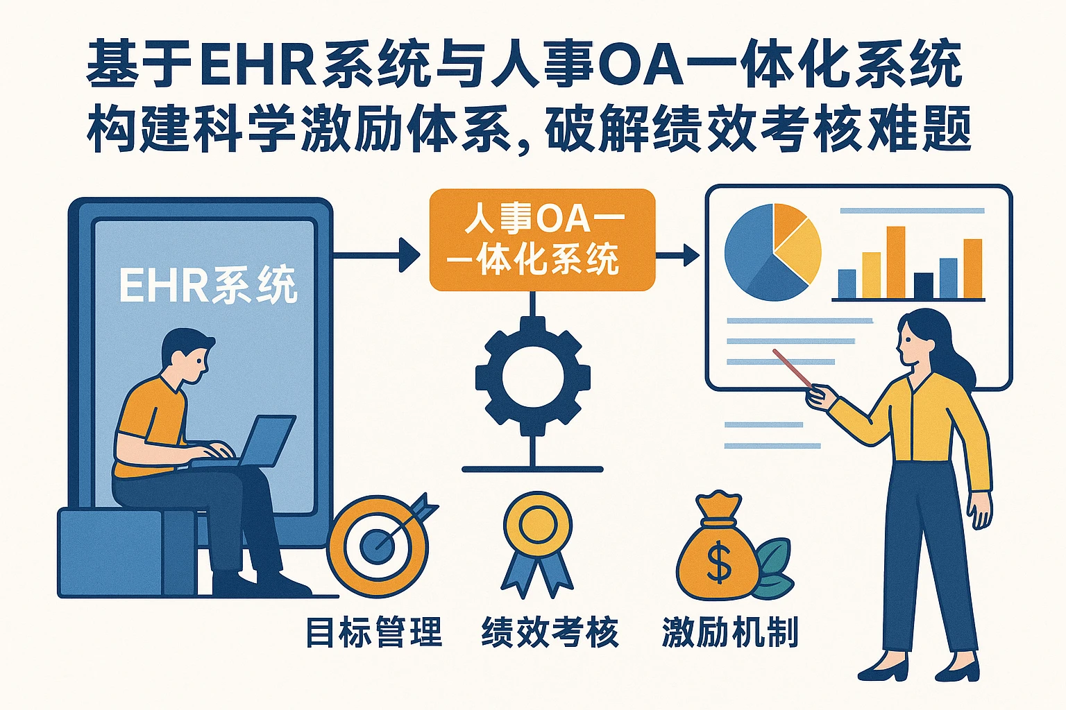 基于EHR系统与人事OA一体化系统构建科学激励体系,破解绩效考核难题