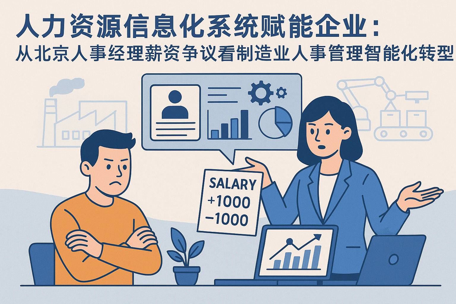 人力资源信息化系统赋能企业：从北京人事经理薪资争议看制造业人事管理的智能化转型