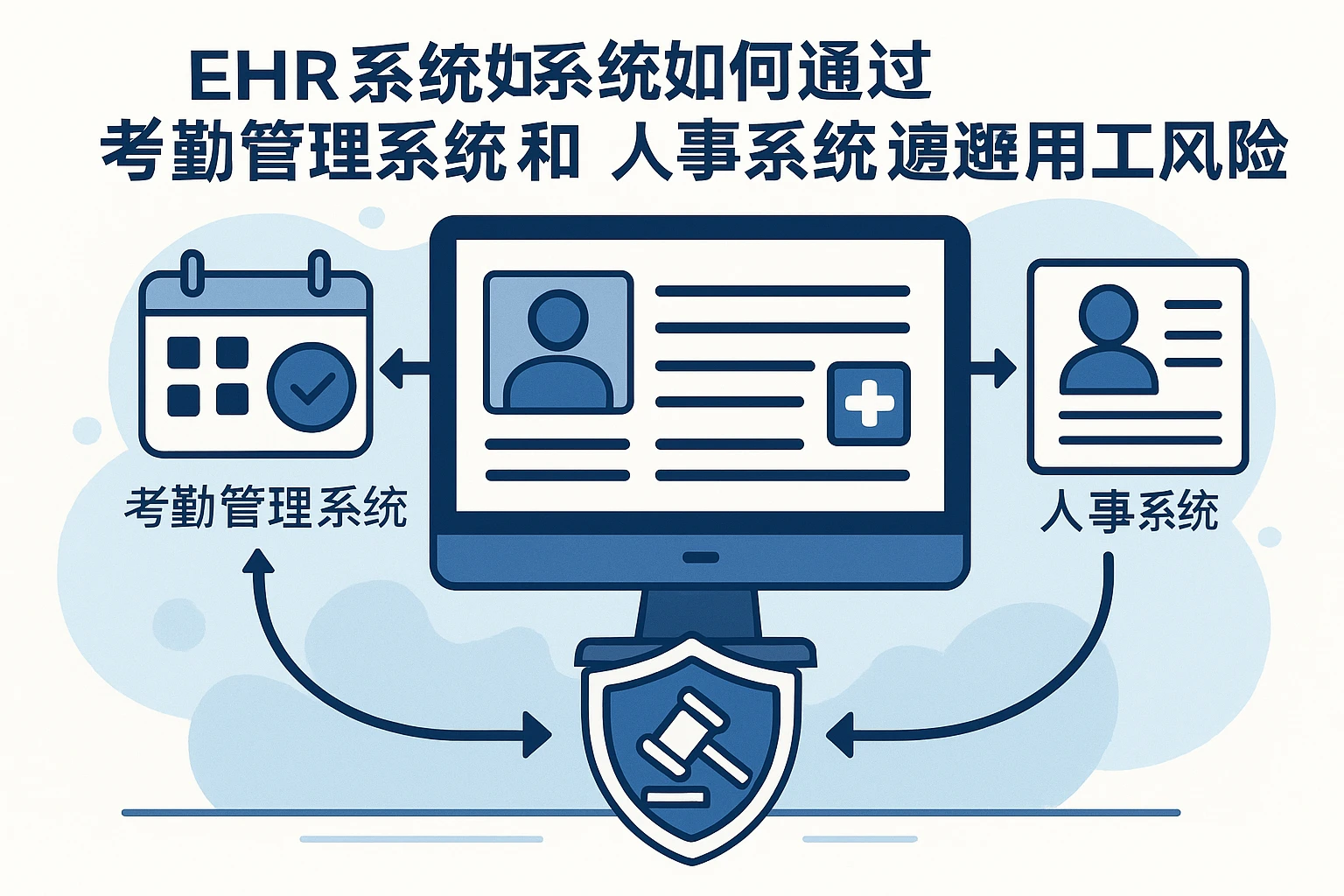 EHR系统如何通过考勤管理系统和人事系统演示规避用工风险