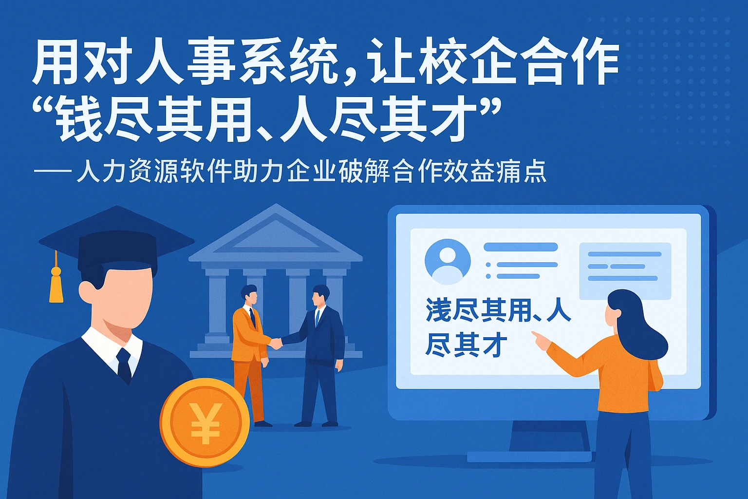 用对人事系统,让校企合作“钱尽其用、人尽其才”——人力资源软件助力企业破解合作效益痛点