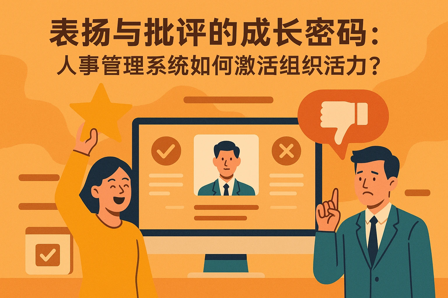 表扬与批评的成长密码：人事管理系统如何激活组织活力？