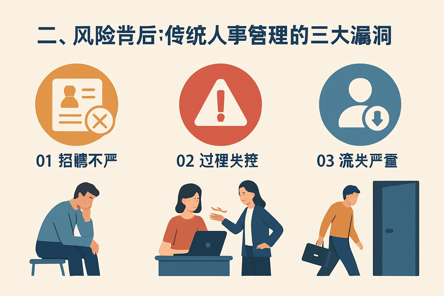 二、风险背后：传统人事管理的三大漏洞