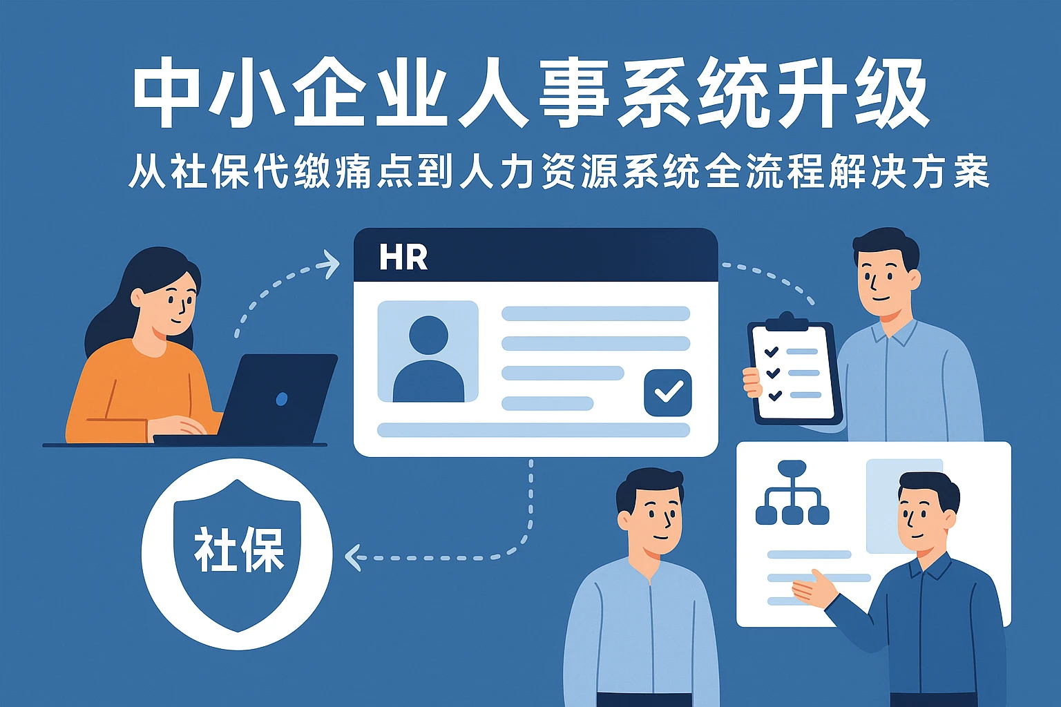 中小企业人事系统升级:从社保代缴痛点到人力资源系统全流程解决方案