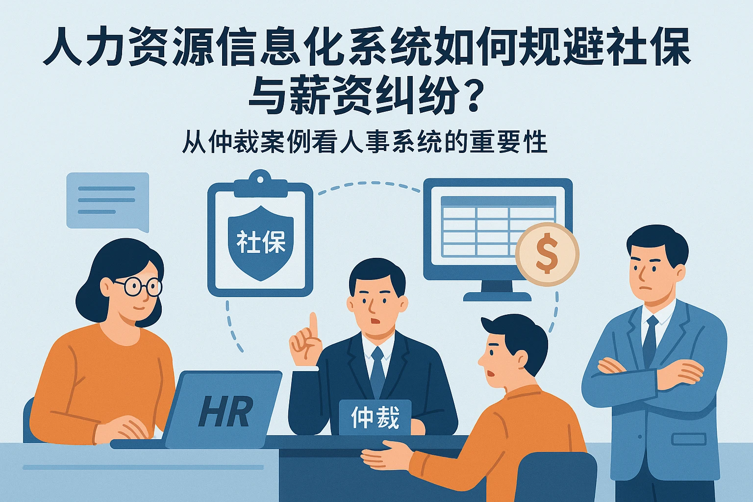 人力资源信息化系统如何规避社保与薪资纠纷？从仲裁案例看人事系统的重要性