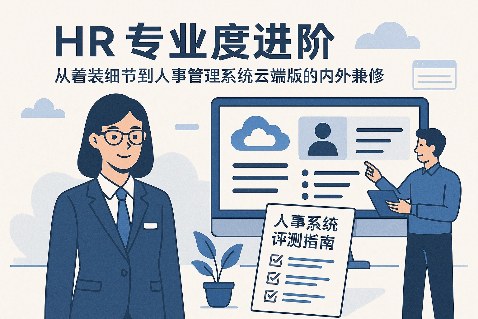 HR专业度进阶：从着装细节到人事管理系统云端版的内外兼修——附人事系统评测指南