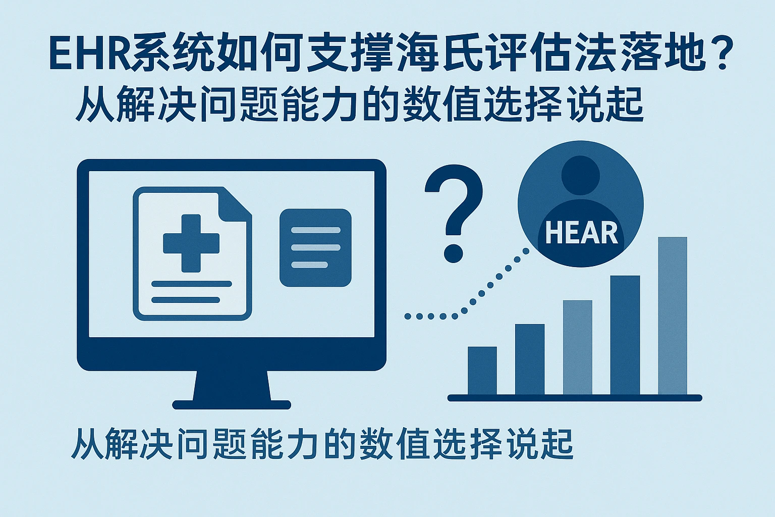 EHR系统如何支撑海氏评估法落地？从解决问题能力的数值选择说起
