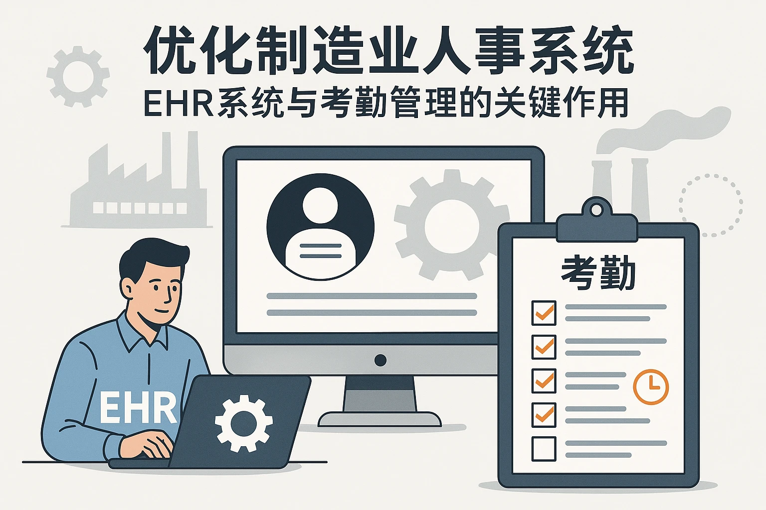 优化制造业人事系统：EHR系统与考勤管理的关键作用