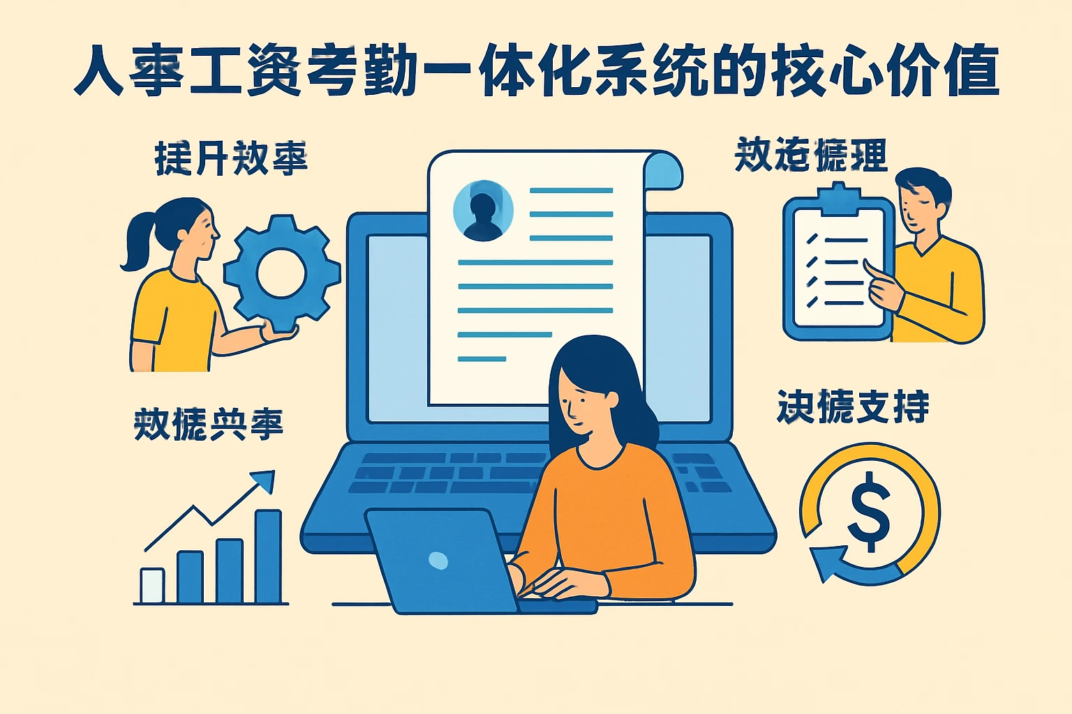 人事工资考勤一体化系统的核心价值