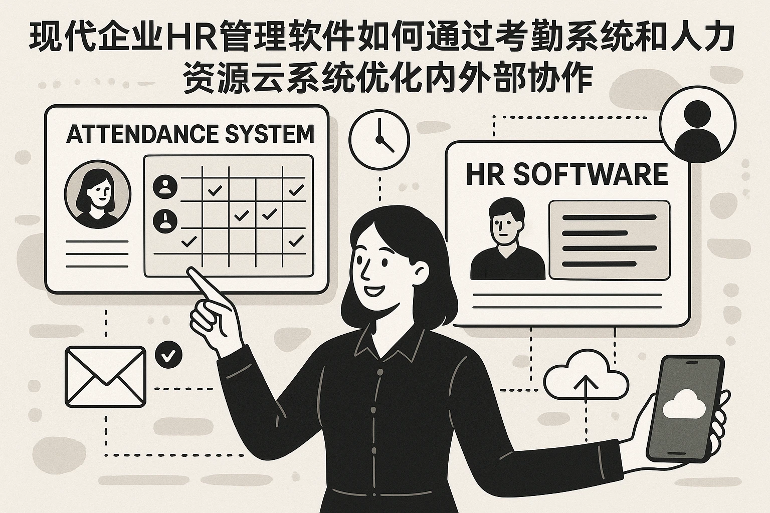 现代企业HR管理软件如何通过考勤系统和人力资源云系统优化内外部协作