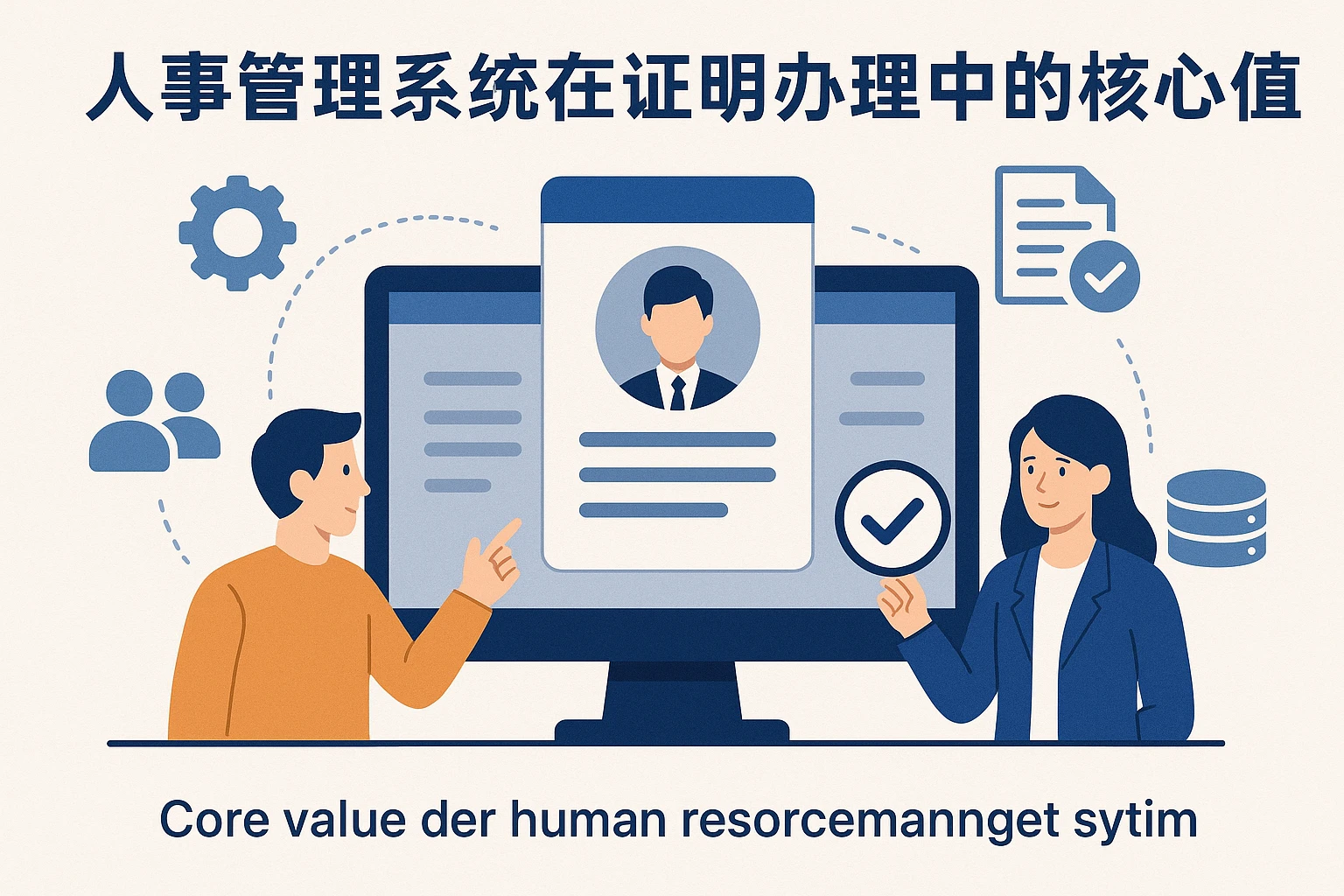 人事管理系统在证明办理中的核心价值