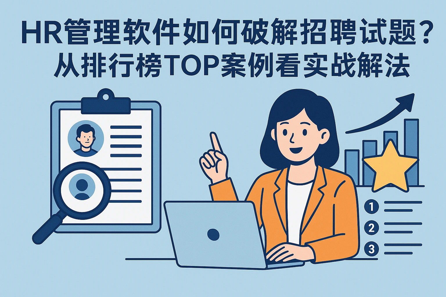 HR管理软件如何破解招聘复试难题？从排行榜TOP案例看实战解法