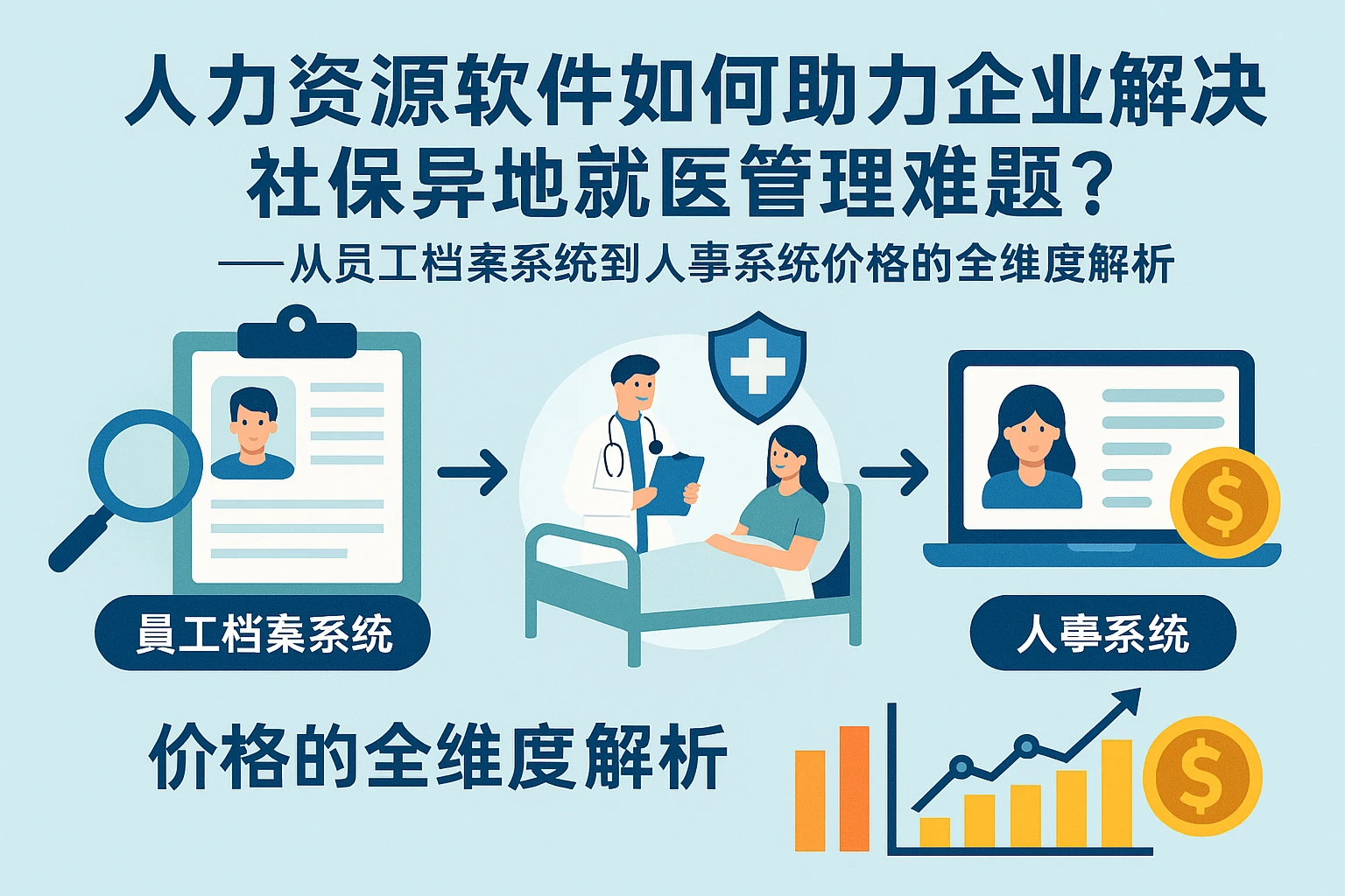 人力资源软件如何助力企业解决社保异地就医管理难题?——从员工档案系统到人事系统价格的全维度解析