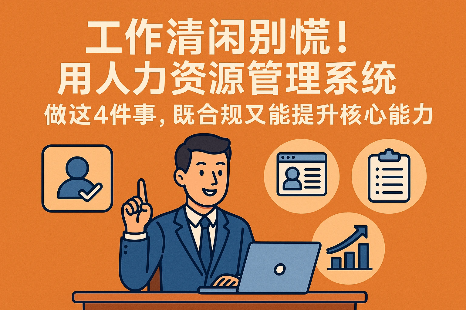 工作清闲别慌!用人力资源管理系统做这4件事,既合规又能提升核心能力
