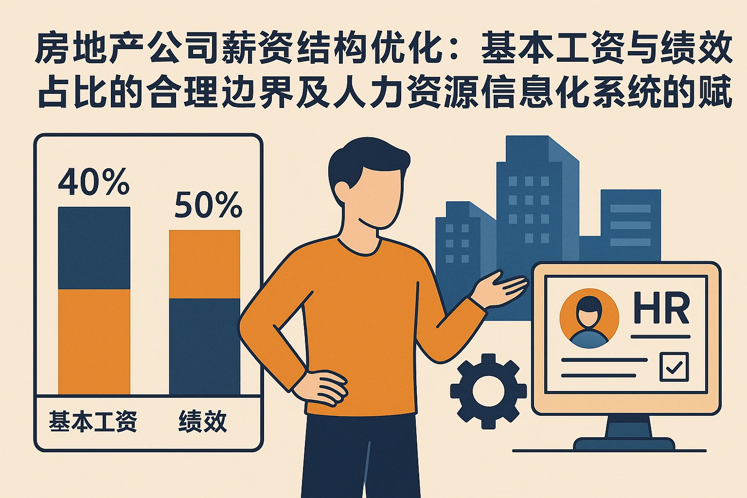 房地产公司薪资结构优化：基本工资与绩效占比的合理边界及人力资源信息化系统的赋能路径