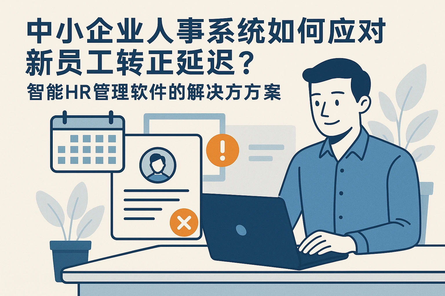中小企业人事系统如何应对新员工转正延迟？智能HR管理软件的解决方案