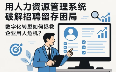 用人力资源管理系统破解招聘留存困局：数字化转型如何拯救企业用人危机？