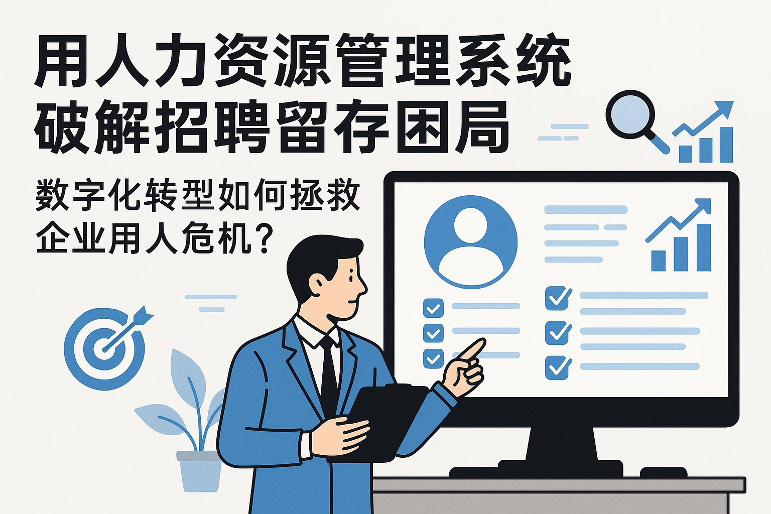 用人力资源管理系统破解招聘留存困局：数字化转型如何拯救企业用人危机？