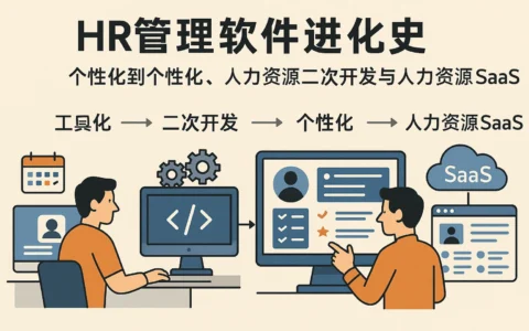 HR管理软件进化史：从工具化到个性化，人事系统二次开发与人力资源SaaS的融合之路