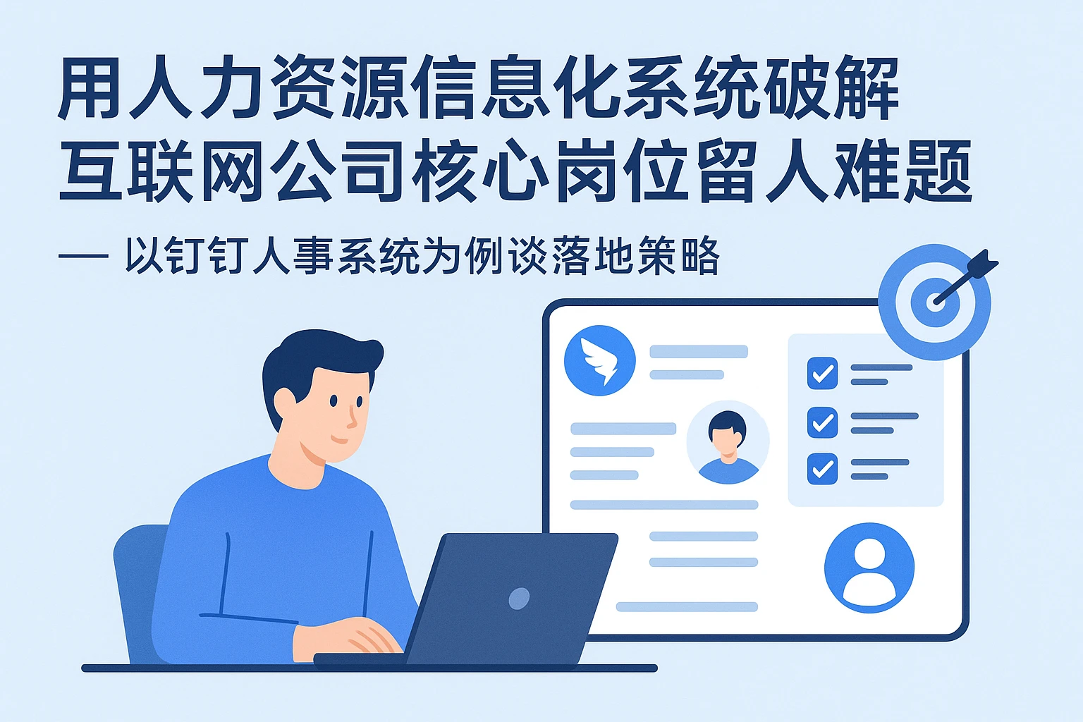 用人力资源信息化系统破解互联网公司核心岗位留人难题——以钉钉人事系统为例谈落地策略