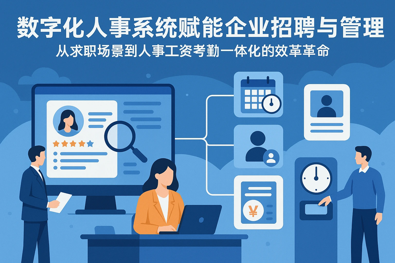 数字化人事系统赋能企业招聘与管理：从求职场景到人事工资考勤一体化的效率革命