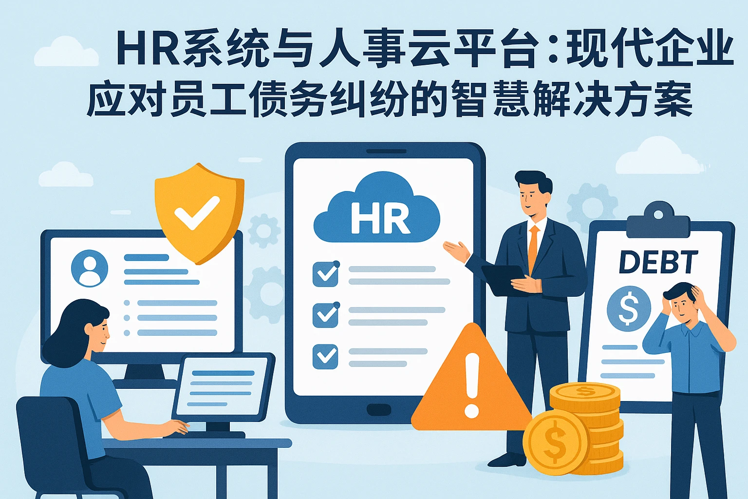 HR系统与人事云平台：现代企业应对员工债务纠纷的智慧解决方案