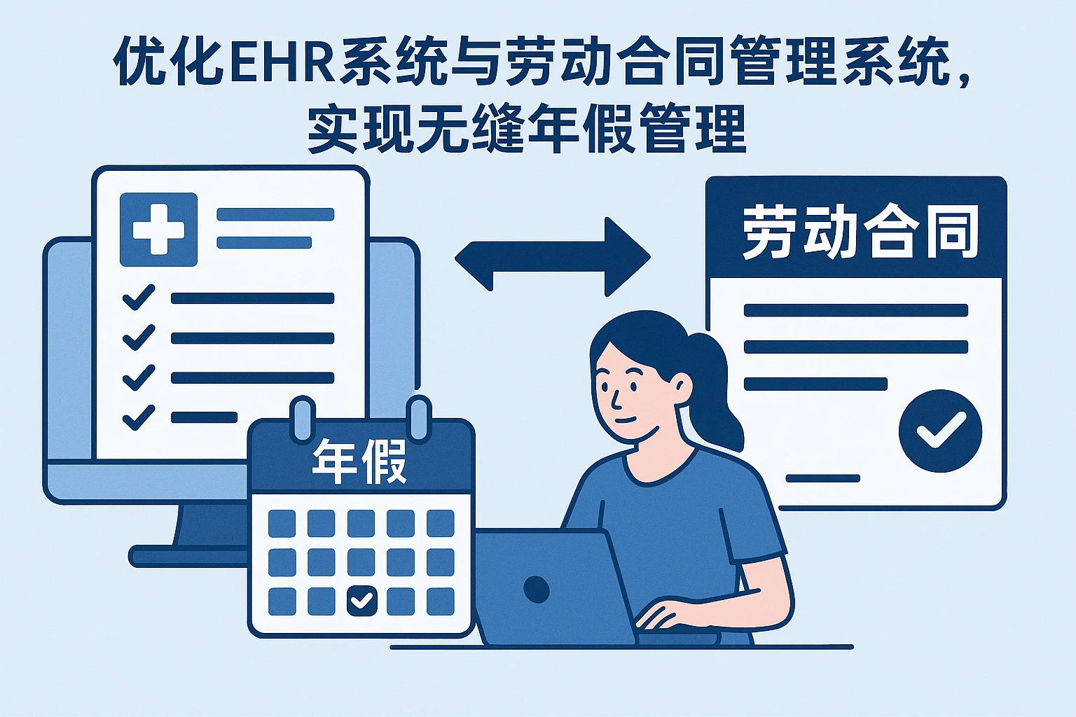 优化EHR系统与劳动合同管理系统，实现无缝年假管理