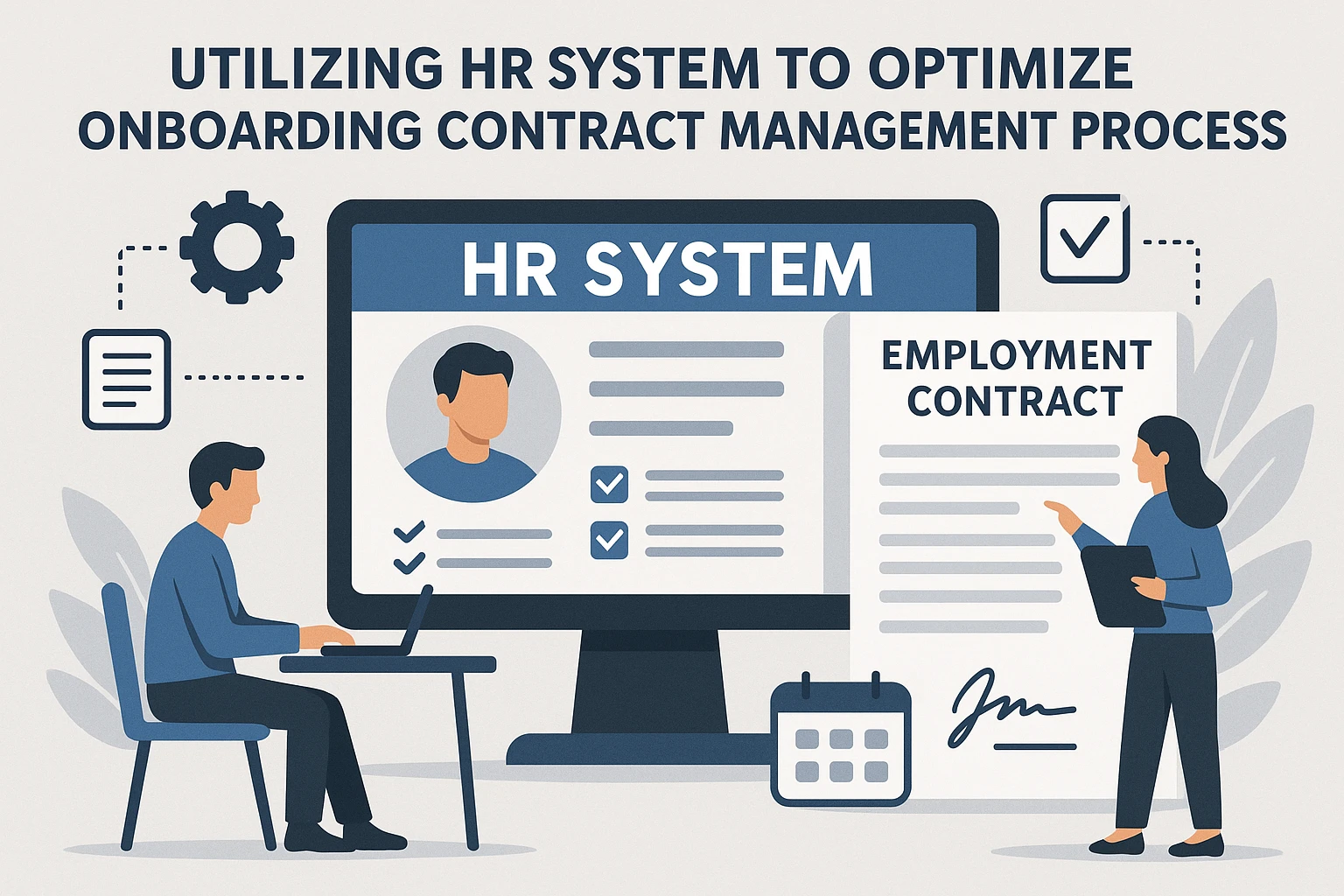 利用人力资源系统优化入职合同管理流程