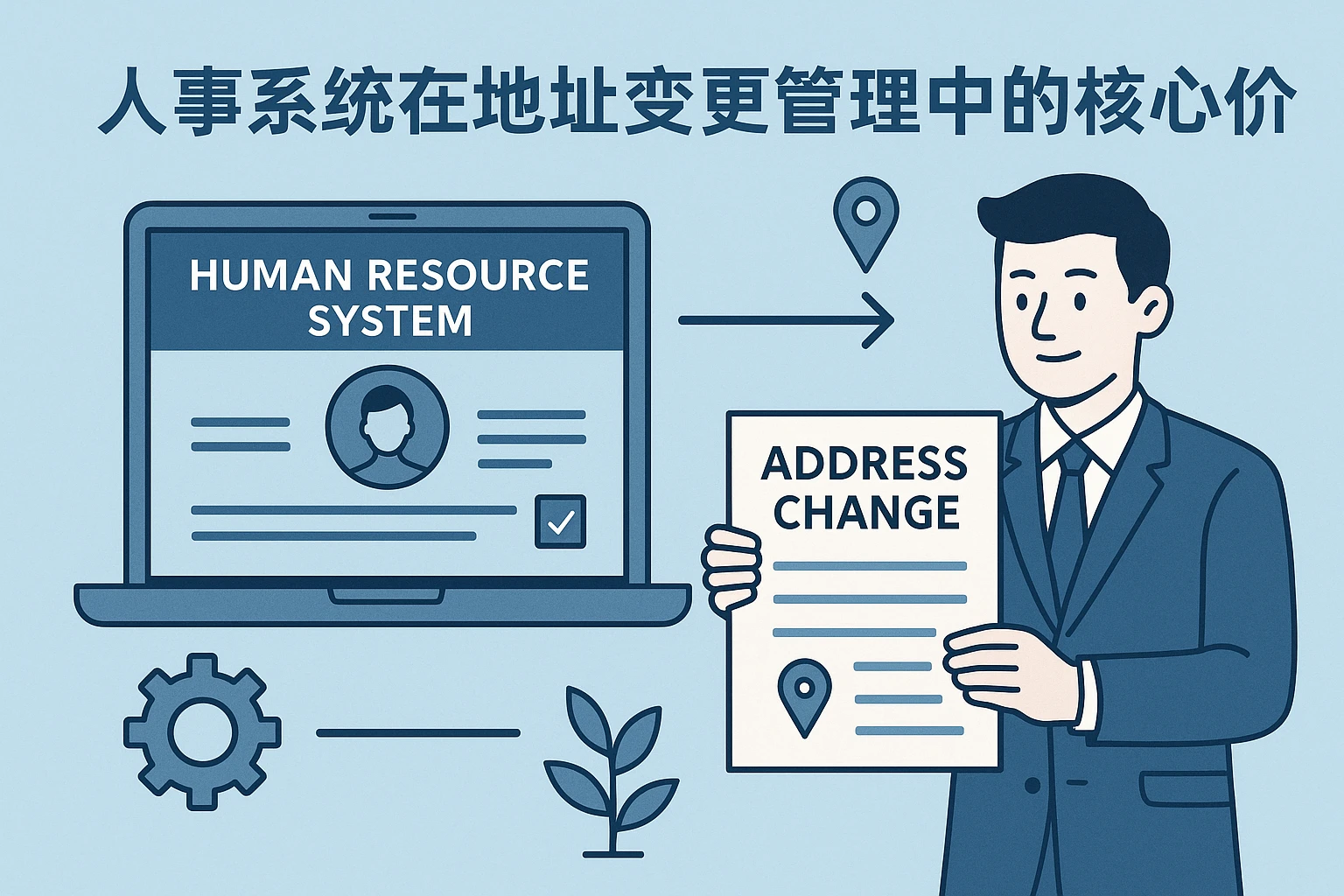 人事系统在地址变更管理中的核心价值
