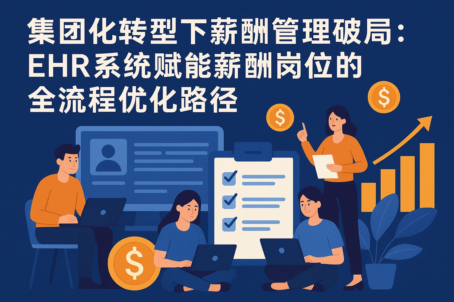 集团化转型下薪酬管理破局:EHR系统赋能薪酬岗位的全流程优化路径