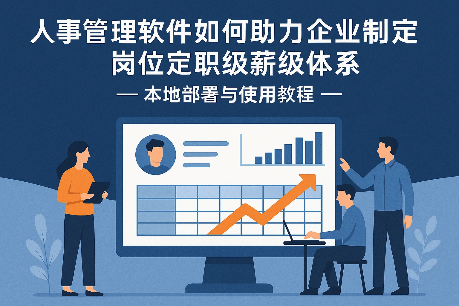 人事管理软件如何助力企业制定岗位定职级薪级体系 - 本地部署与使用教程