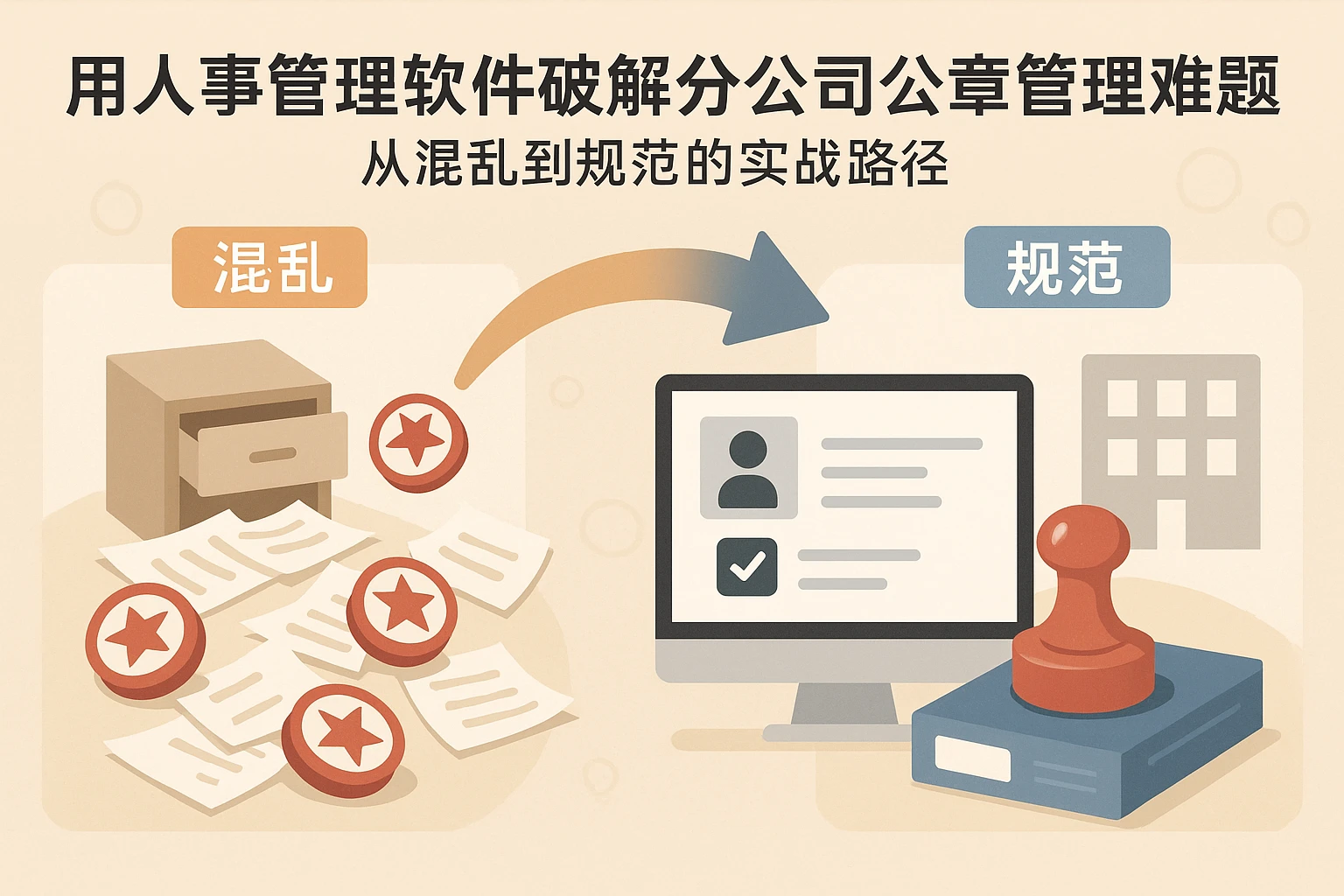 用人事管理软件破解分公司公章管理难题:从混乱到规范的实战路径