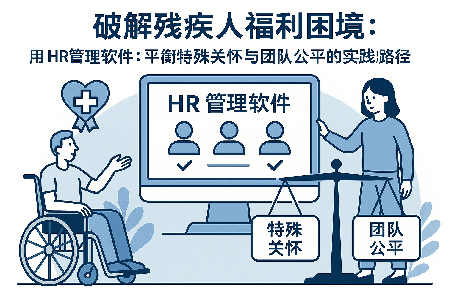 用HR管理软件破解残疾人福利困境：平衡特殊关怀与团队公平的实践路径