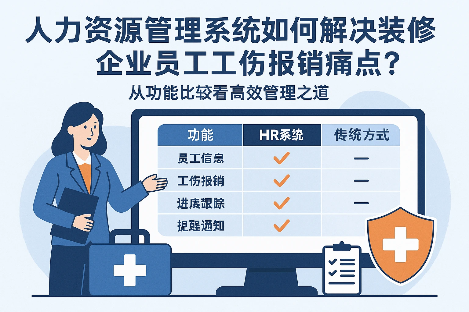 人力资源管理系统如何解决装修企业员工工伤报销痛点？从功能比较看高效管理之道
