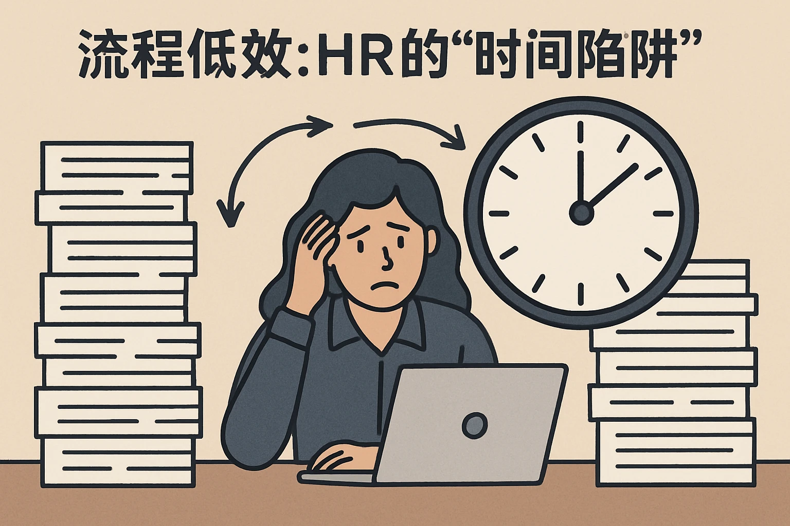 2. 流程低效：HR的“时间陷阱”