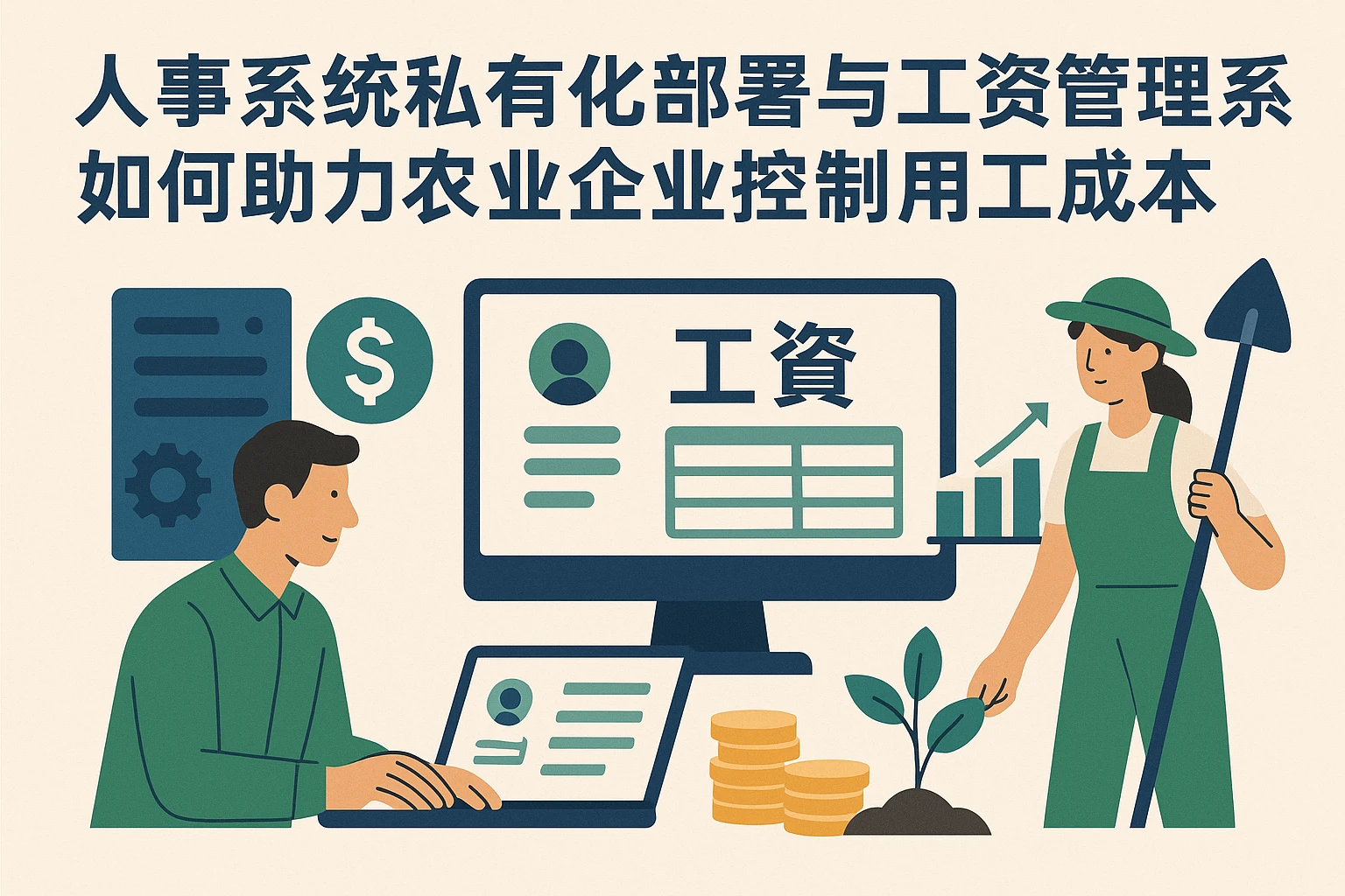 人事系统私有化部署与工资管理系统如何助力农业企业控制用工成本