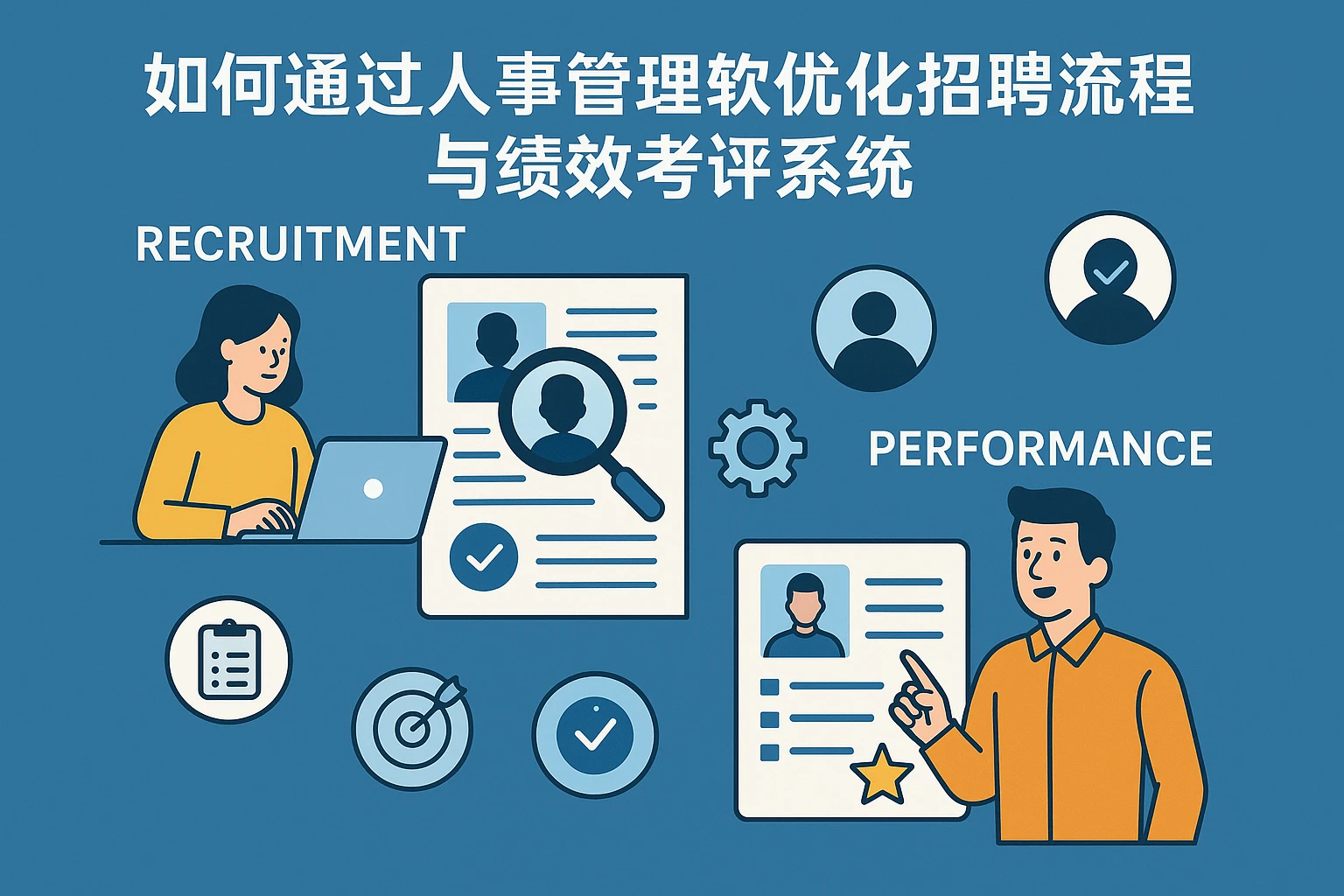 如何通过人事管理软件优化招聘流程与绩效考评系统
