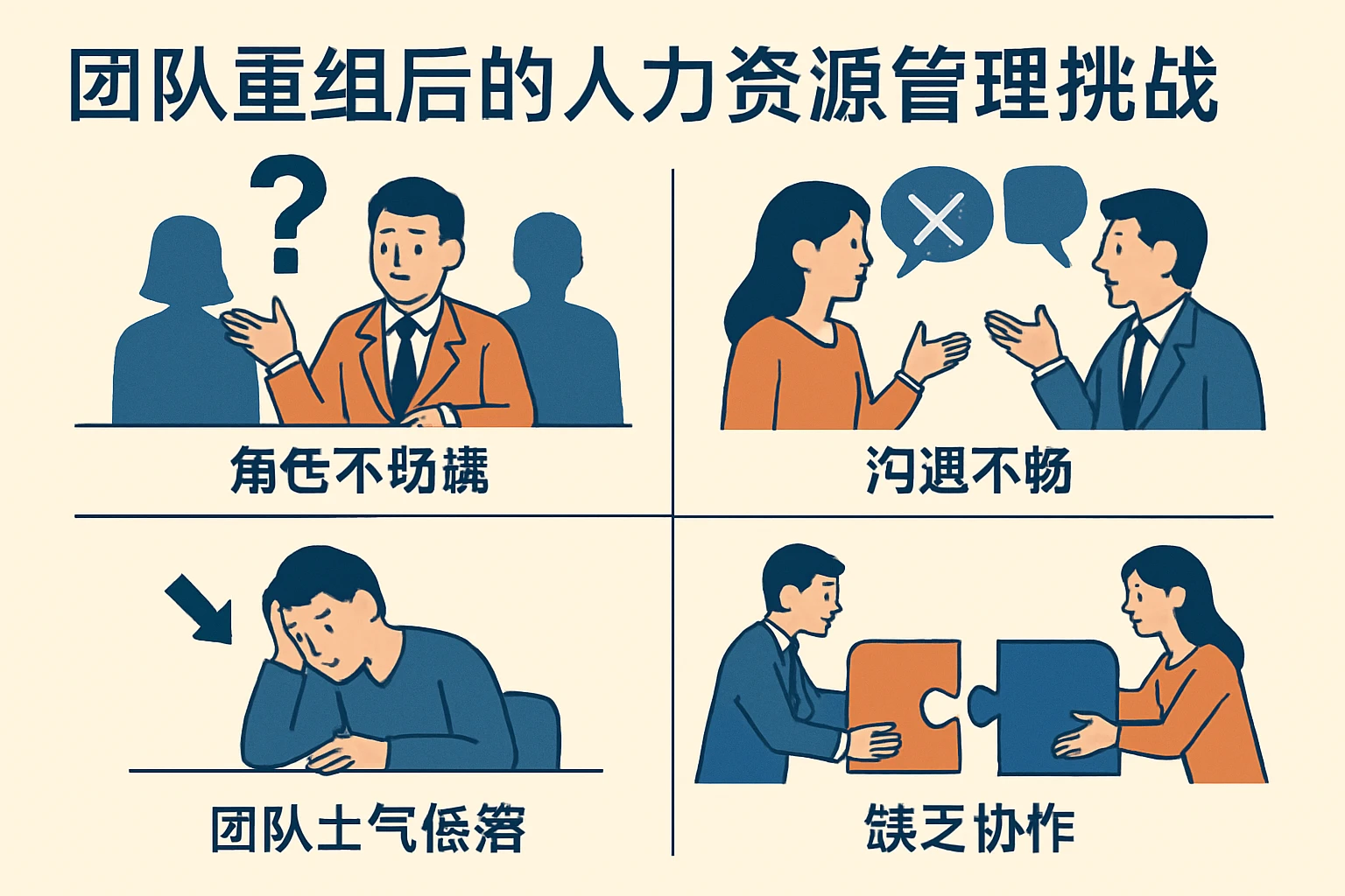 团队重组后的人力资源管理挑战